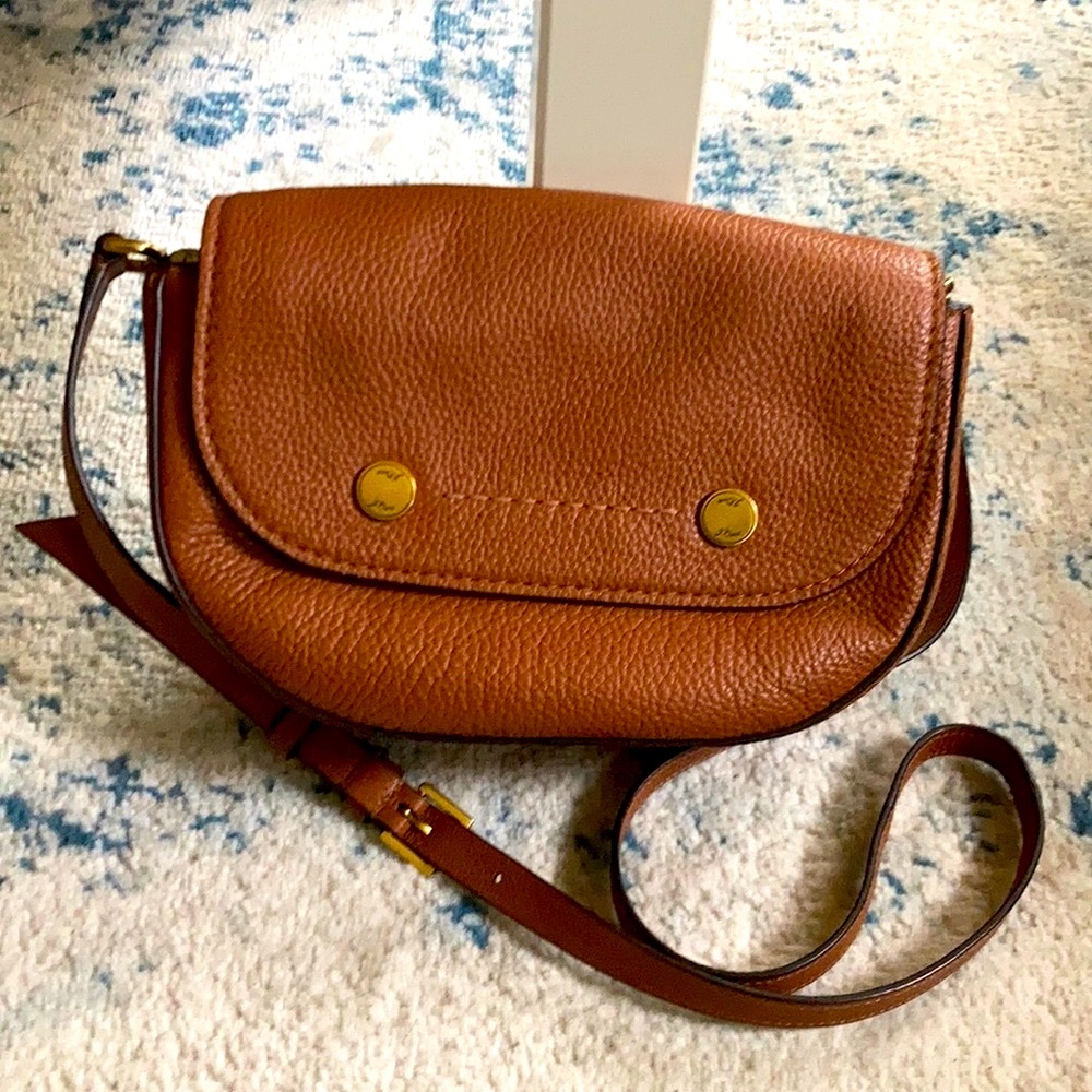 J.Crew tan crossbody purse; small